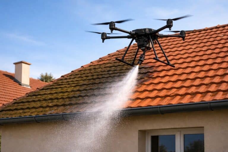 Nettoyage de toiture par drone dans le Var et Bouches-du-Rhône